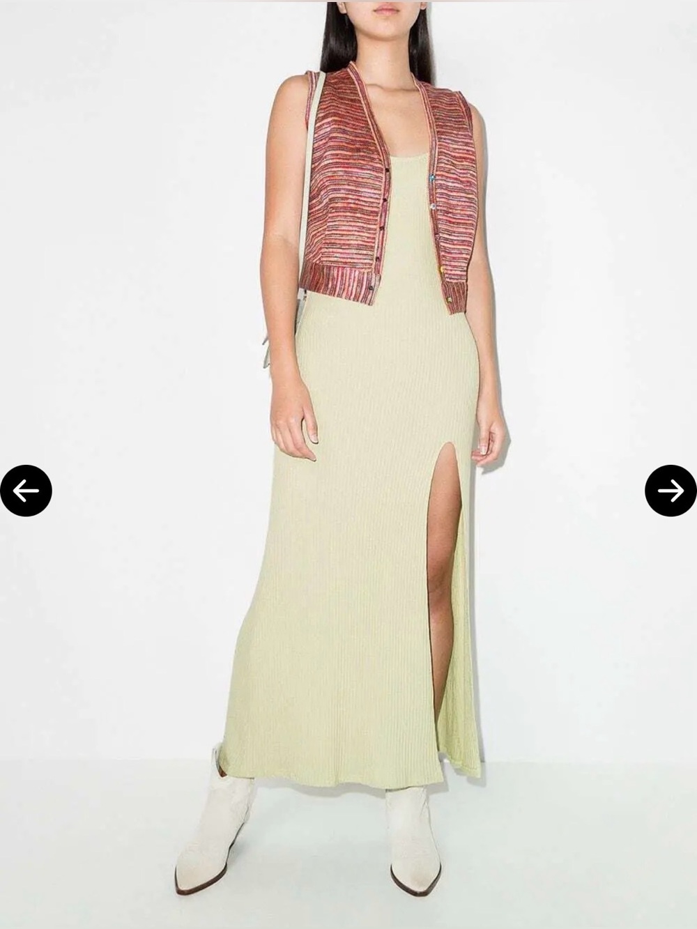 REFORMATION 
Bliss Ribbed Axi Dress